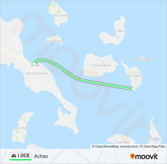 Mapa de I.OCE de ferry