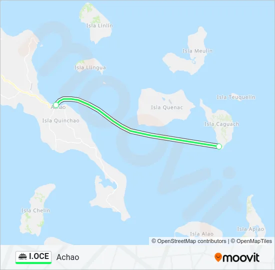 I.OCE Ferry Line Map