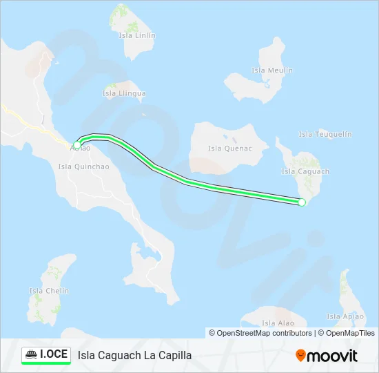 I.OCE Ferry Line Map