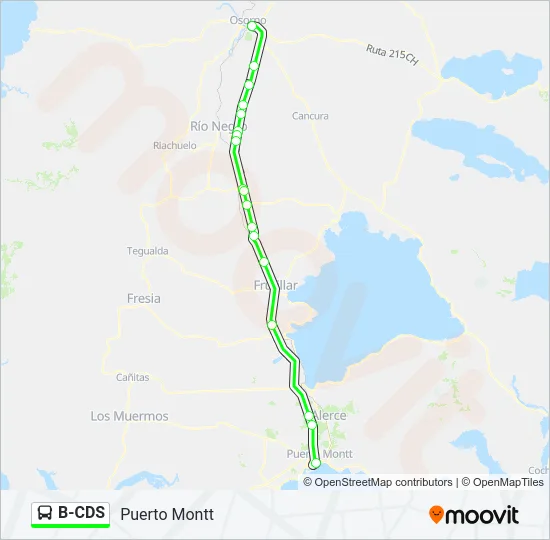 B-CDS Bus Line Map