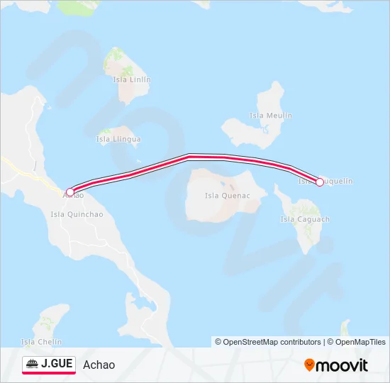 J.GUE Ferry Line Map