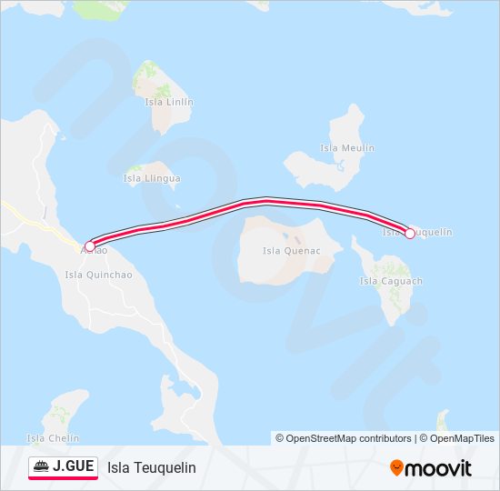 Mapa de J.GUE de ferry