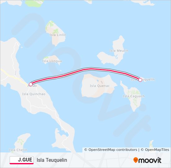 J.GUE ferry Line Map