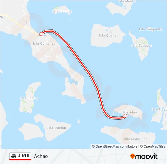 J.RUI Ferry Line Map