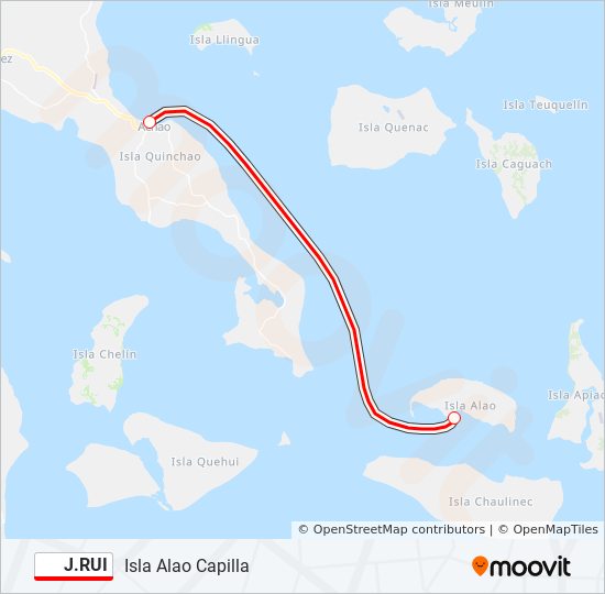 J.RUI ferry Line Map