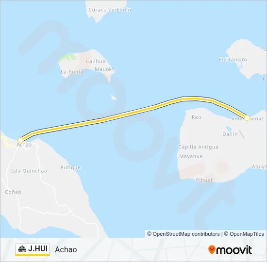 J.HUI Ferry Line Map