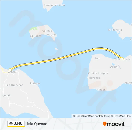 J.HUI Ferry Line Map