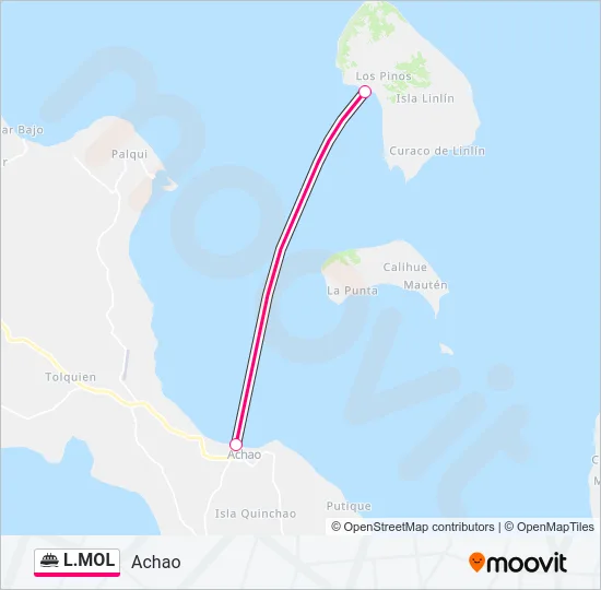 L.MOL Ferry Line Map