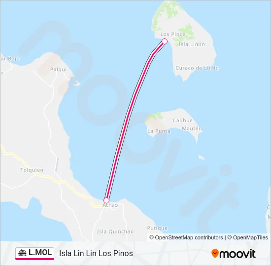 L.MOL Ferry Line Map