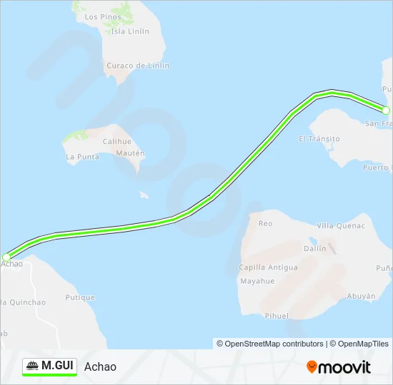 M.GUI Ferry Line Map