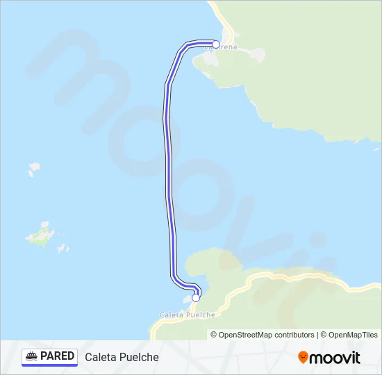 PARED Ferry Line Map