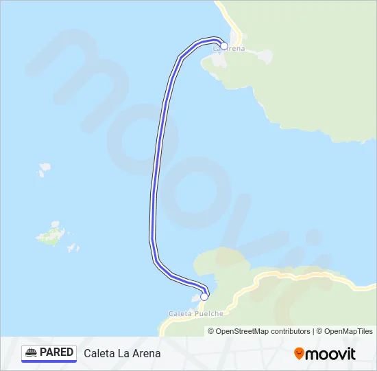 PARED Ferry Line Map