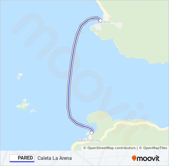 Mapa de PARED de ferry