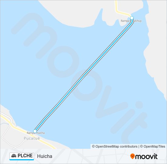 Mapa de PLCHE de ferry