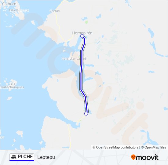 Mapa de PLCHE de ferry