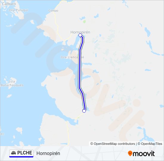 Mapa de PLCHE de ferry