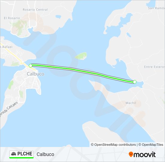 Mapa de PLCHE de ferry