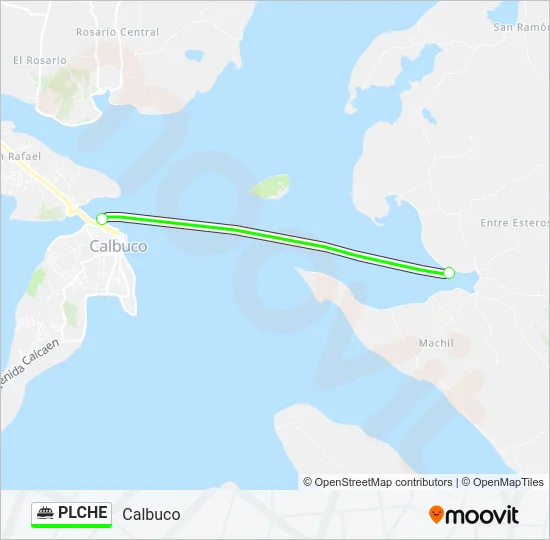 PLCHE Ferry Line Map