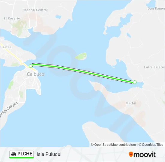 PLCHE Ferry Line Map