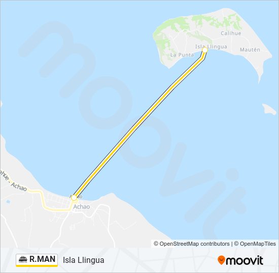 R.MAN ferry Line Map