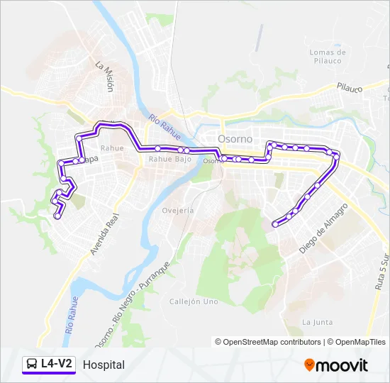 L4-V2 Bus Line Map