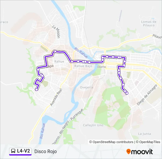 L4-V2 Bus Line Map