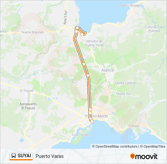 SUYAI Bus Line Map