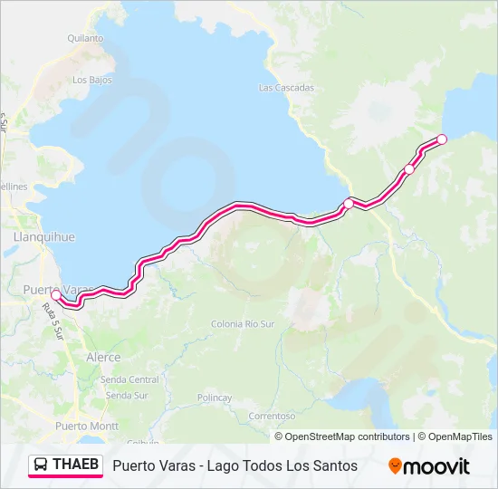 THAEB Bus Line Map