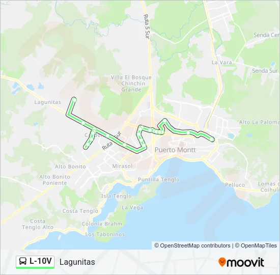 L-10V Bus Line Map