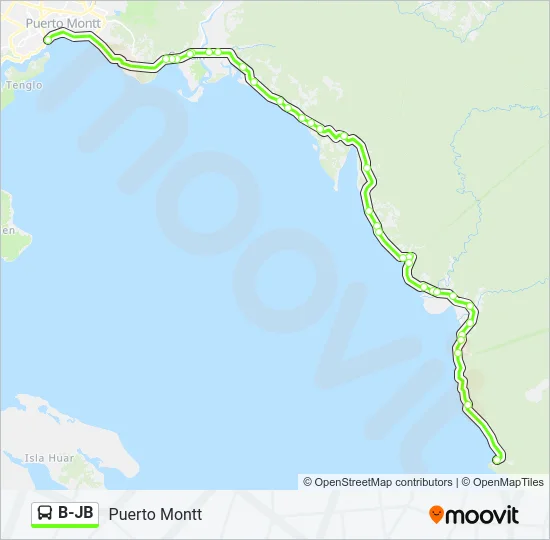 B-JB Bus Line Map