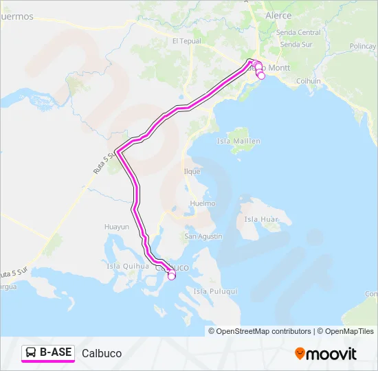 B-ASE Bus Line Map