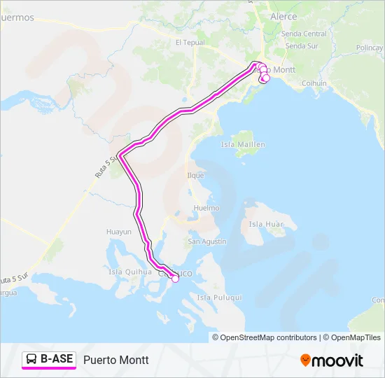B-ASE Bus Line Map