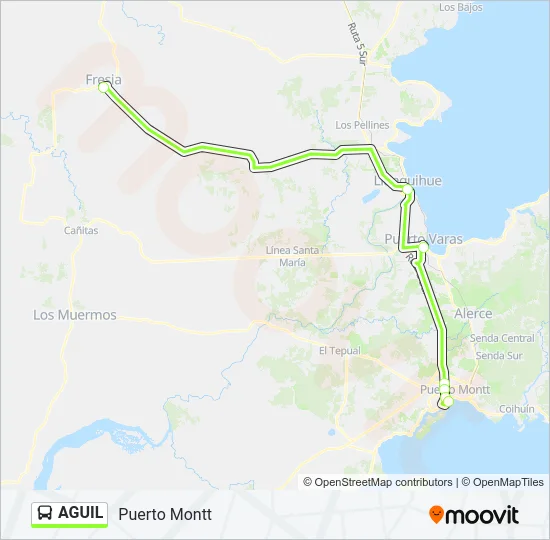 AGUIL Bus Line Map