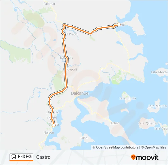 E-DEG Bus Line Map