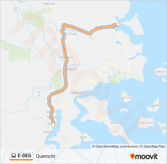 E-DEG Bus Line Map