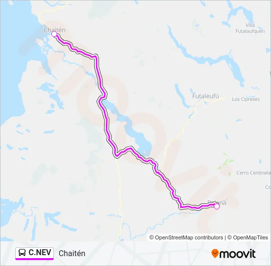 C.NEV Bus Line Map