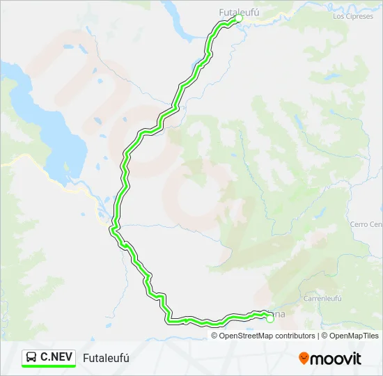 C.NEV Bus Line Map