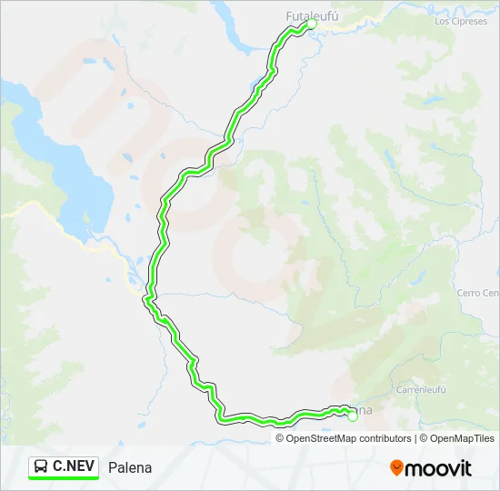 C.NEV Bus Line Map