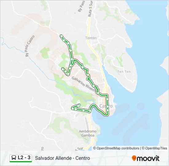 L2 - 3 Bus Line Map