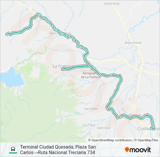 EL VENADO (DISTRITO #10 SC) Bus Line Map