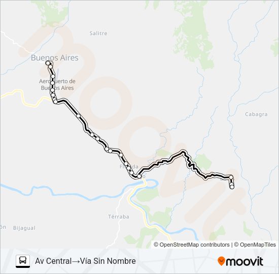 BUENOS AIRES - BOLAS Bus Line Map