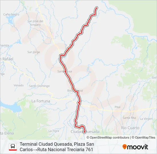 CIUDAD QUESADA - EL CONCHO Bus Line Map