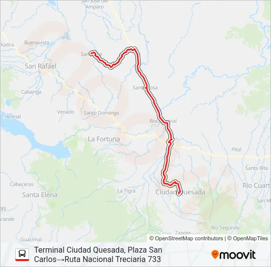 CIUDAD QUESADA - SAN JORGE Bus Line Map