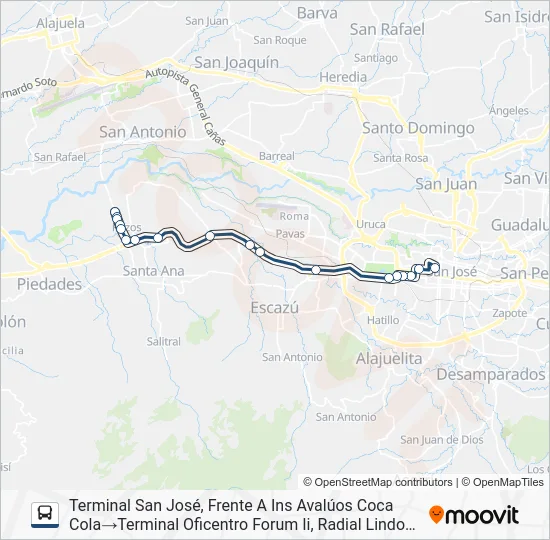 SJ - FORUM 2 Bus Line Map