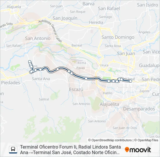 SJ - FORUM 2 Bus Line Map