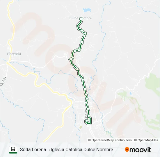 CENTRO - GRILLO Bus Line Map