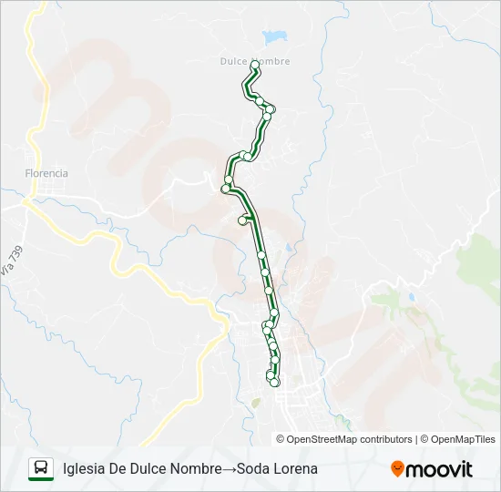 CENTRO - GRILLO Bus Line Map