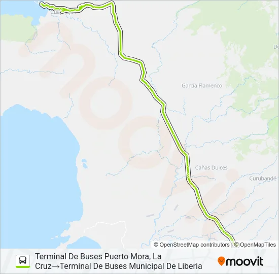 CUAJINIQUIL - INTERSECCIÓN INTERAMERICANA NORTE Bus Line Map