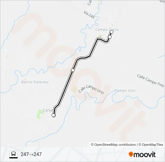 PERIFERICA DE CARIARI DE POCOCI Bus Line Map