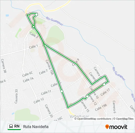 RN Bus Line Map
